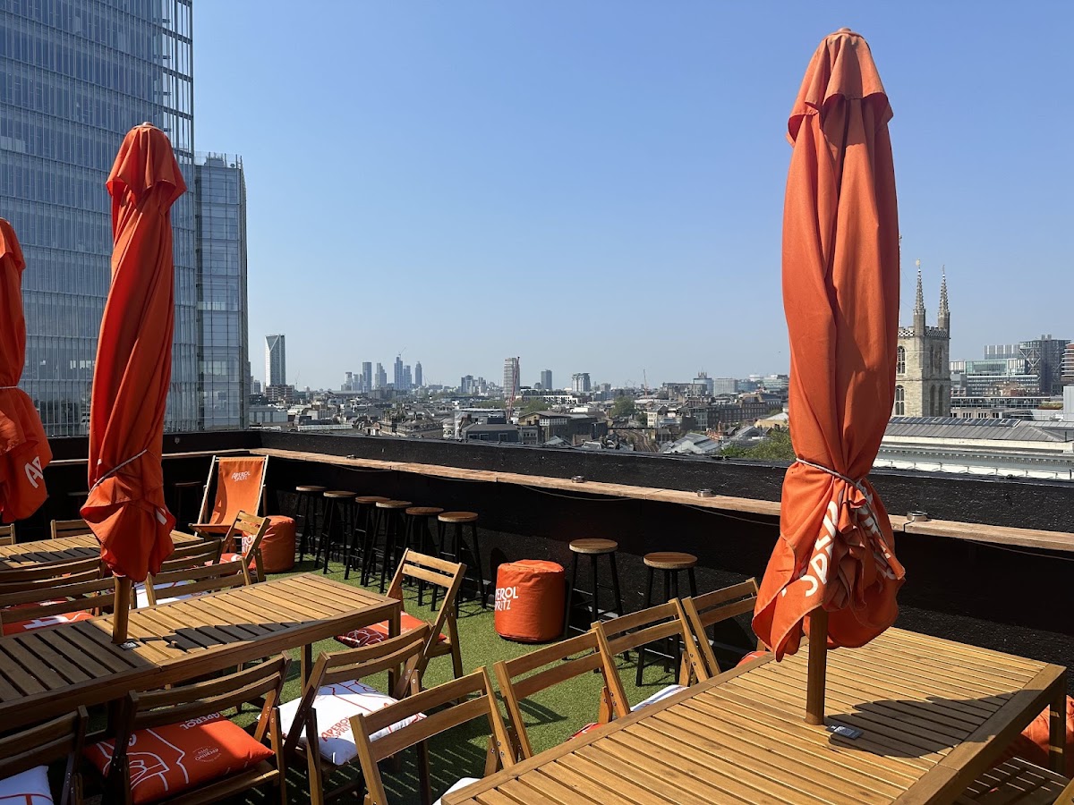London Bridge Rooftop Bar rooftop view