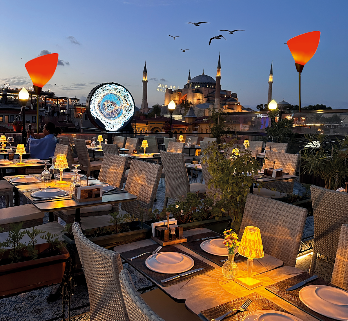 Queb Rooftop Restaurant rooftop view
