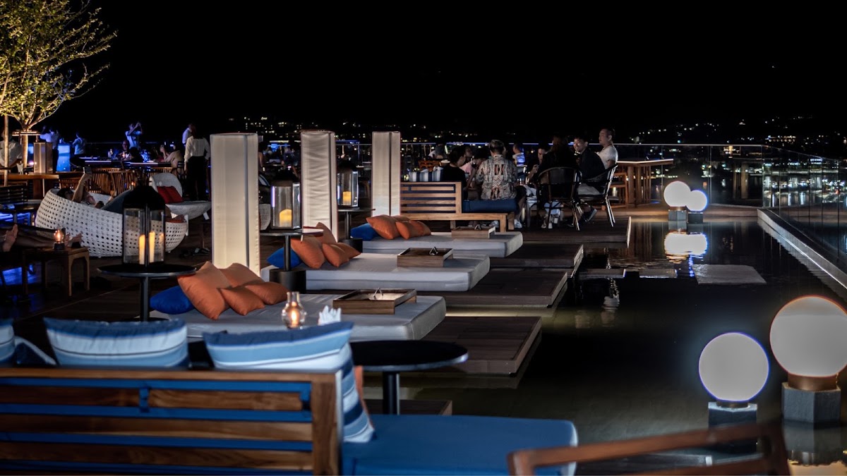 Malika Sky Bar rooftop view
