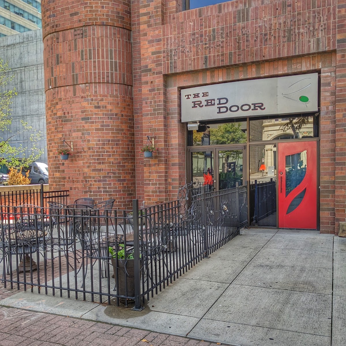 The Red Door rooftop view