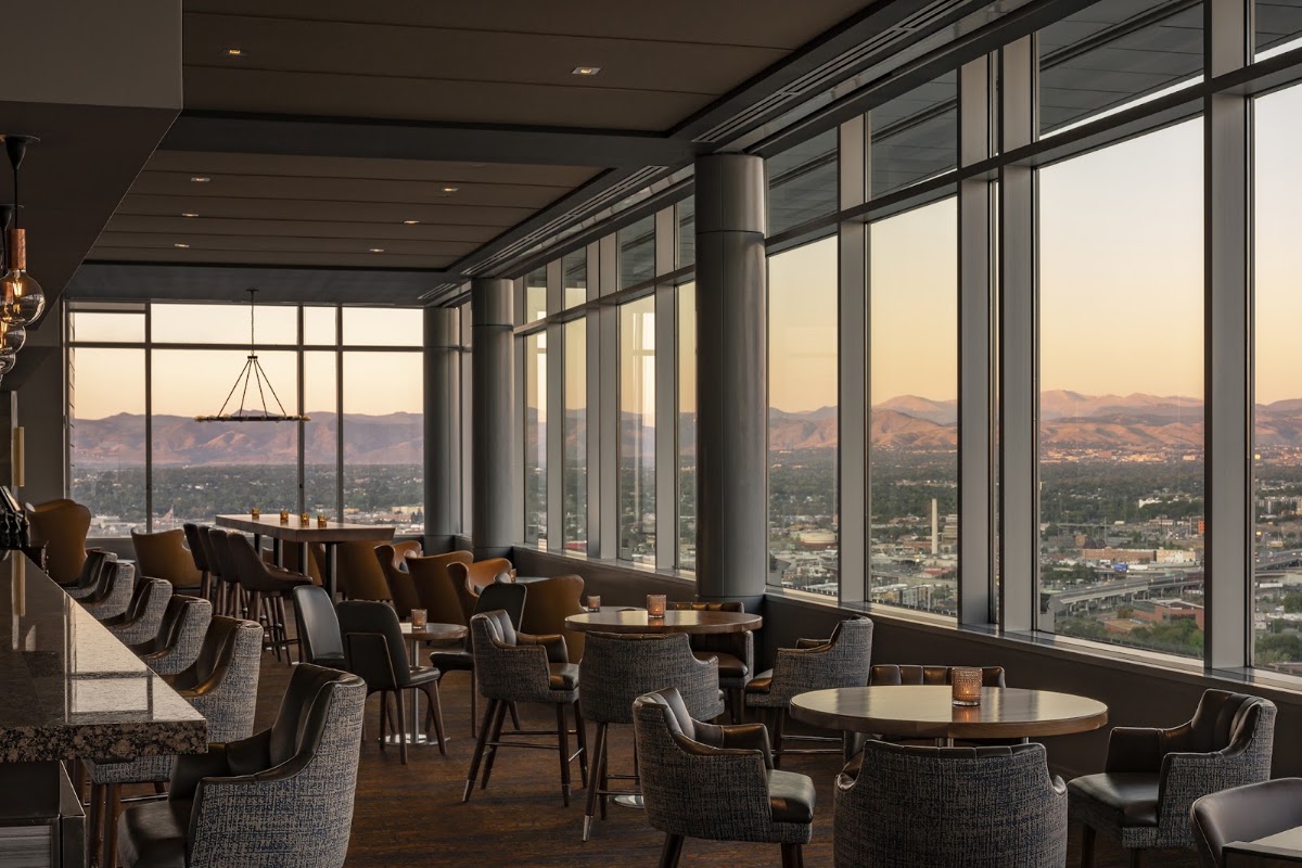 Peaks Lounge rooftop view