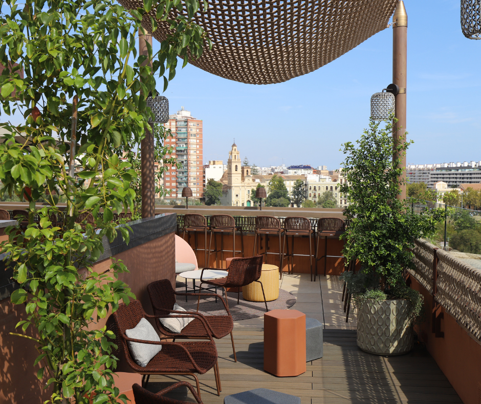 Luna de Valencia Rooftop rooftop view