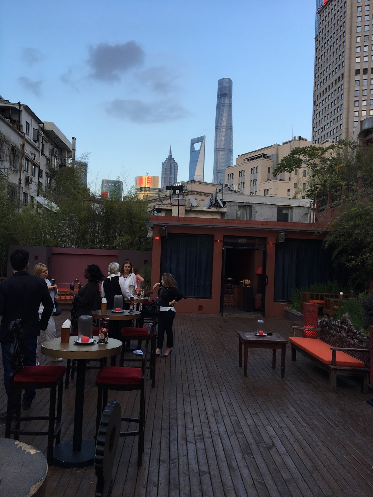 Shanghai-Bund rooftop view
